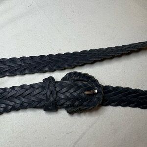 Capezio Argentina Braided Leather Belt Med - Large Waist